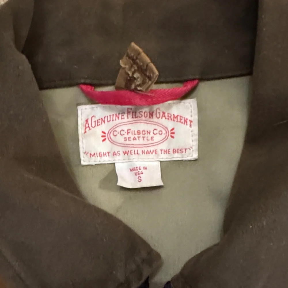 Filson Olive Brown Military Jacket - Picture 2 of 6